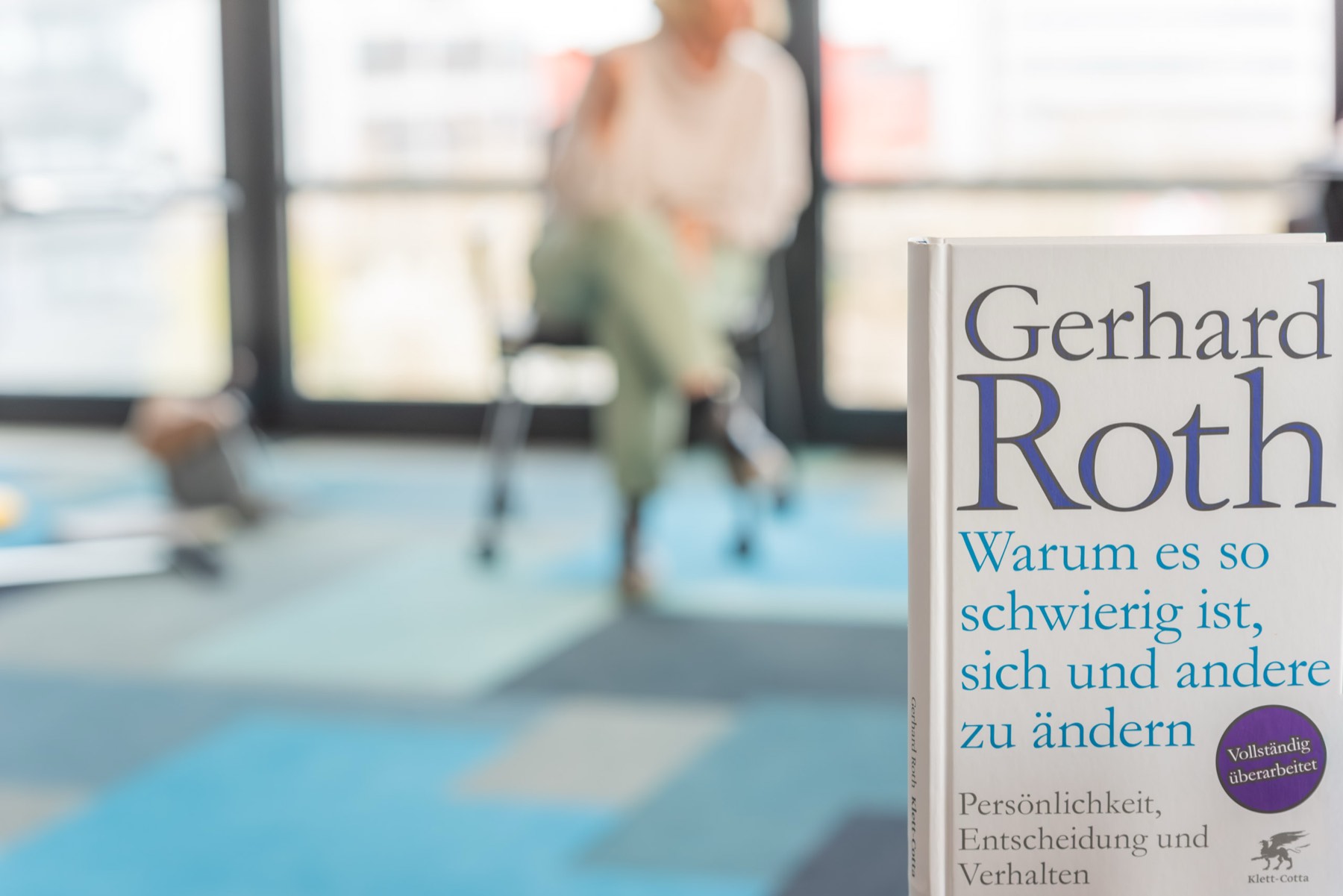 Inhouse-Programm: das Buch von Gerhard Roth als Grundlage der Lerninhalte